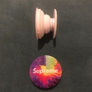 Supreme inspired pop socket